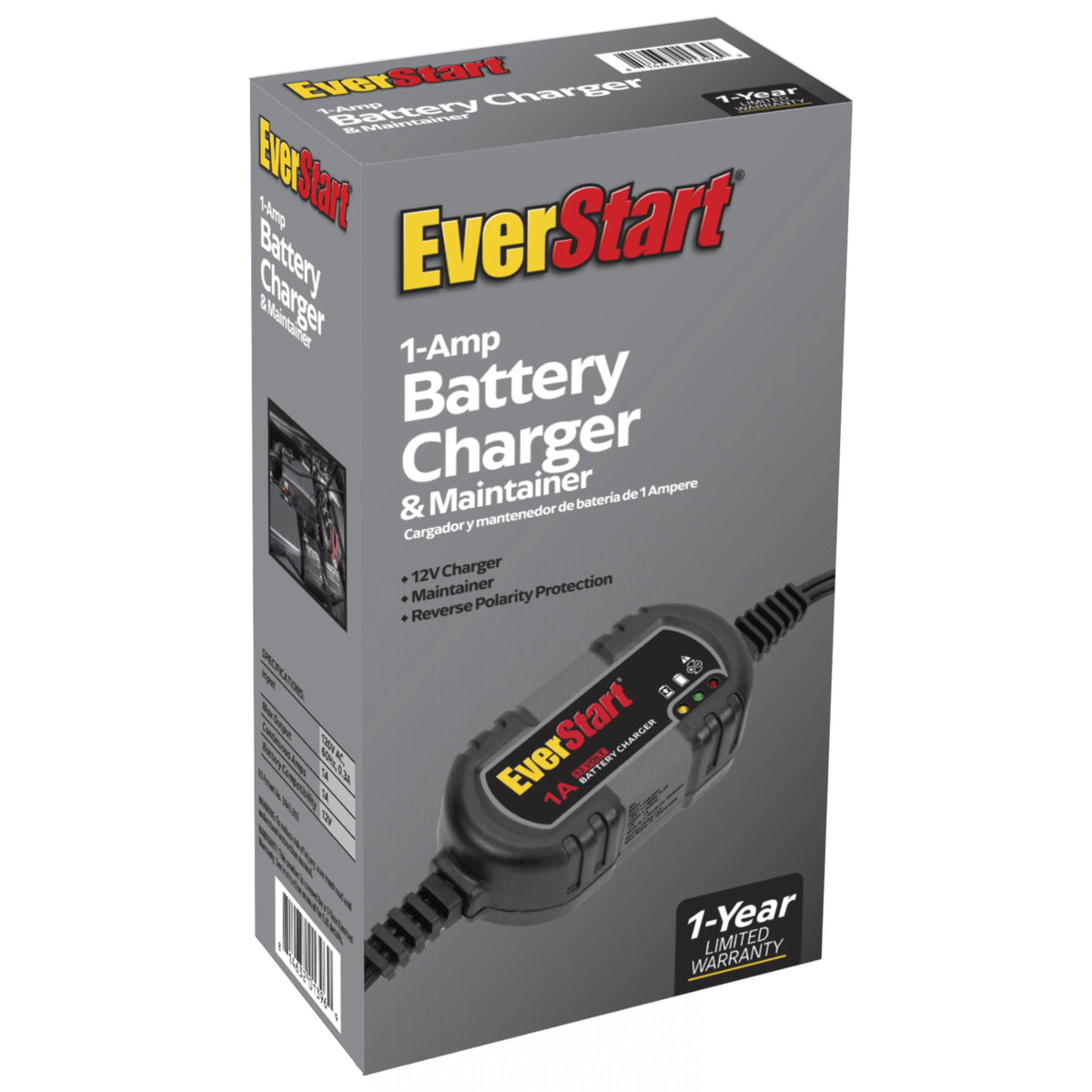 12V Automotive Marine Battery Charger and Maintainer A482965