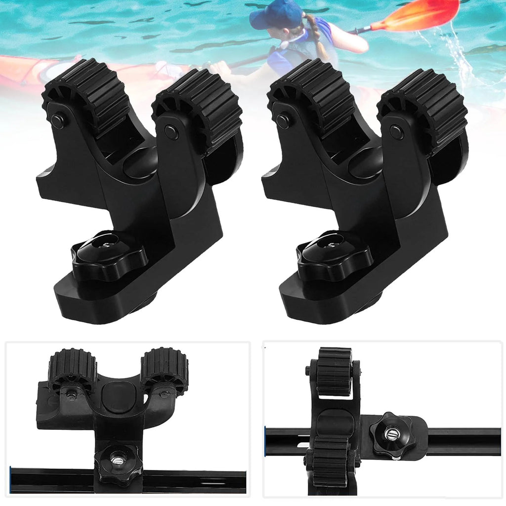 Kayak Oar Holder Clamp, Track Mount, 2pcs C955
