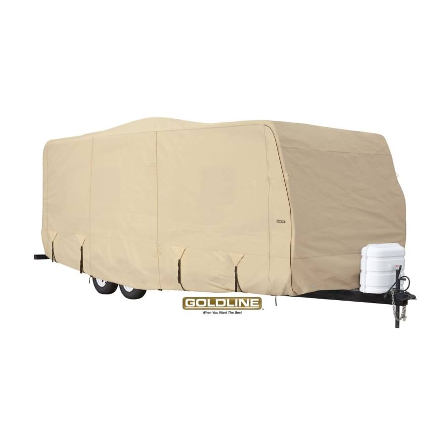 Tan Toy Hauler Trailer Cover O8660