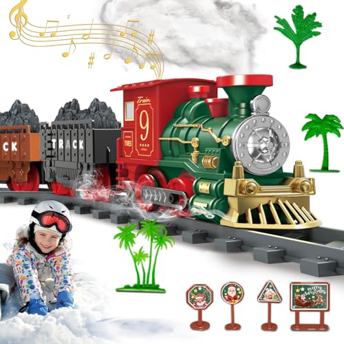 Electric Train Set with Smoke Light & Sound L980979