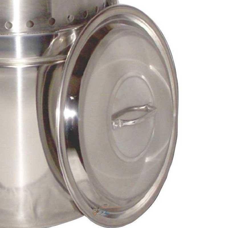 36 qt. Stainless Steel Pot with Basket and Lid Y21249