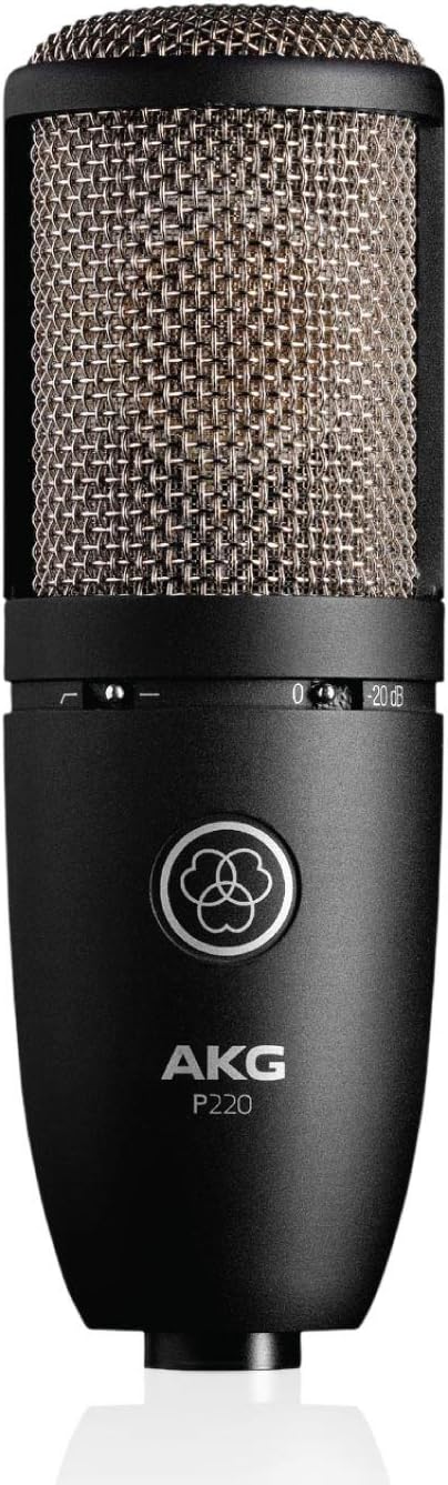 Black Condenser Microphone & USB Audio Interface L817013