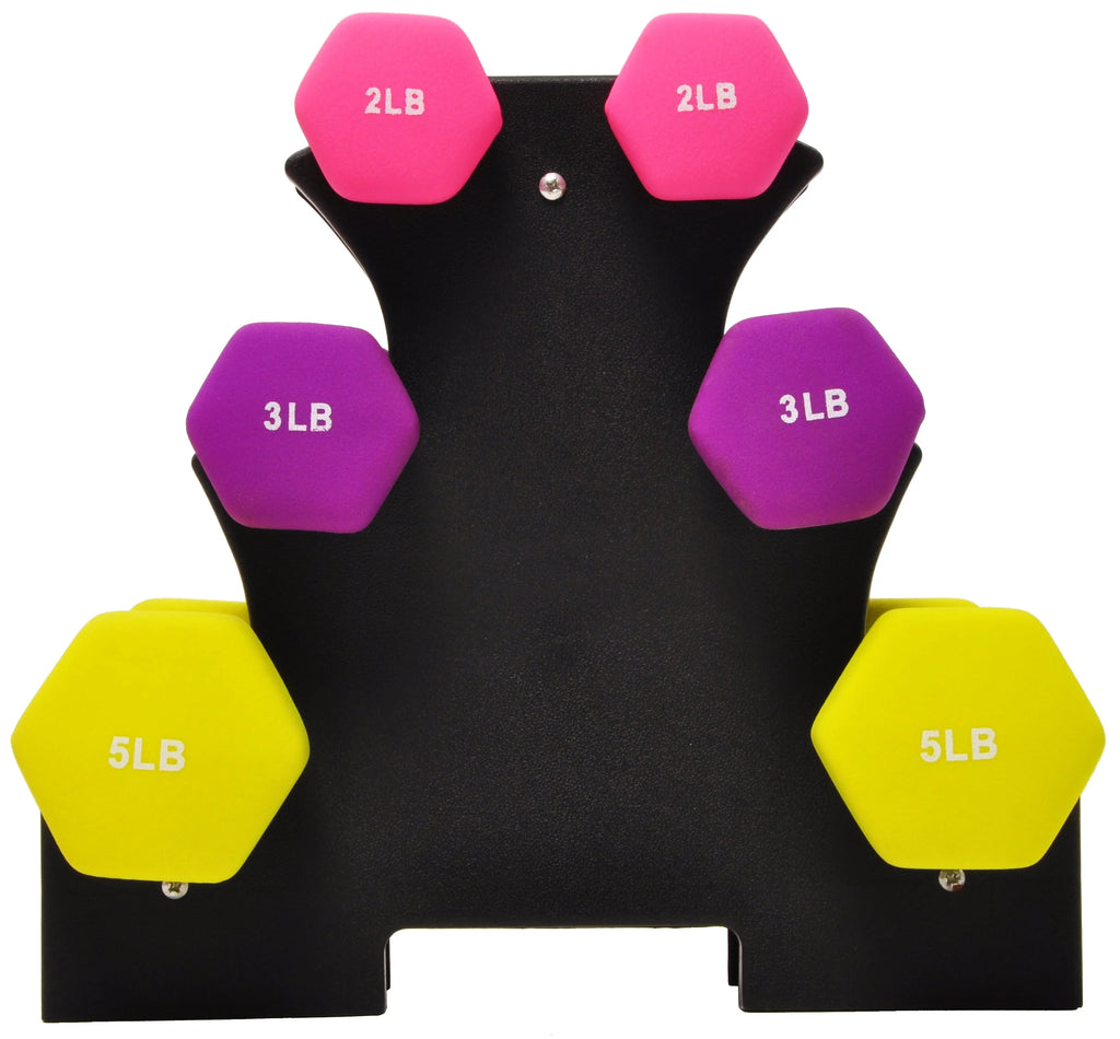 Dumbbell Set with Stand X519976