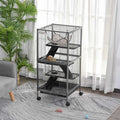 Small Animal Cage with Wheels and Hammock L9106