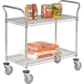 Chrome 2 Shelf Utility Cart U5534