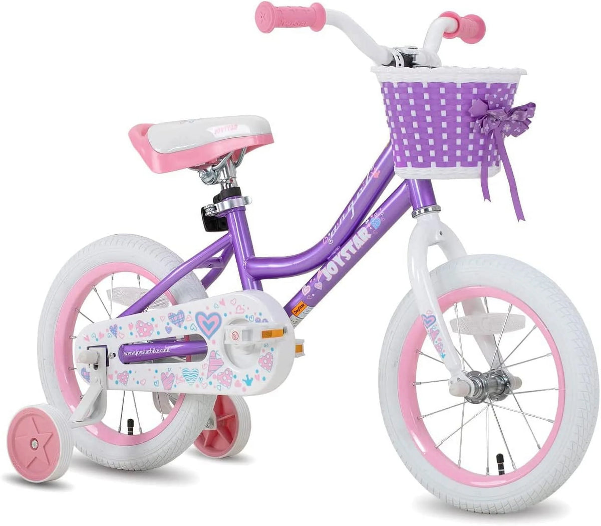 12 14 16 18 Inch Kids Bike with Training Wheels & Basket N81937