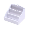 White 1:12 Scale Dollhouse Miniature Magazine Paper Rack Q3010