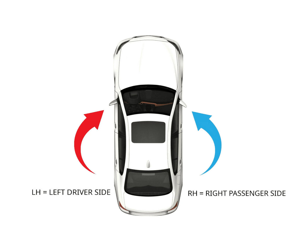 Left Driver Mirror Glass Lens A6376
