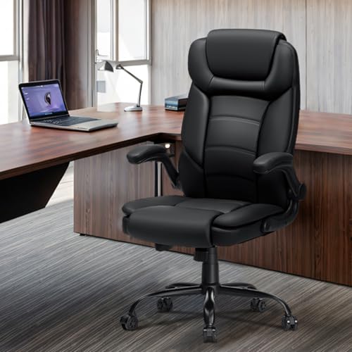 Big and Tall 450lbs Leather Ergonomic Office Chair Q568