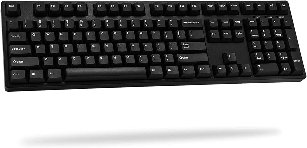 Mechanical Keyboard with Cherry MX Black Switch, Full Size PBT Double Shot Keycaps O86530